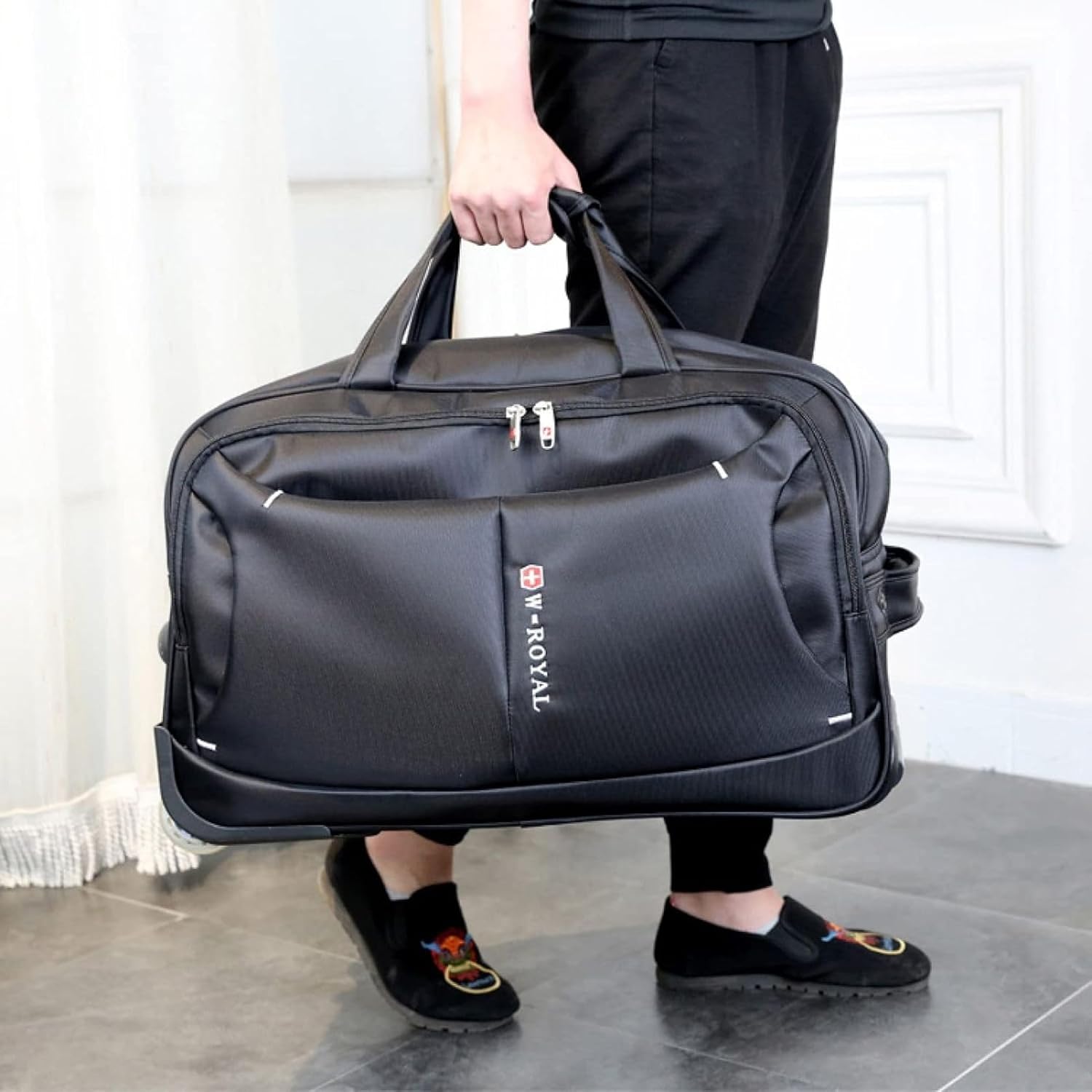 ラルフローレン 千鳥格子 55 ボストンバッグ レトロ RALPH