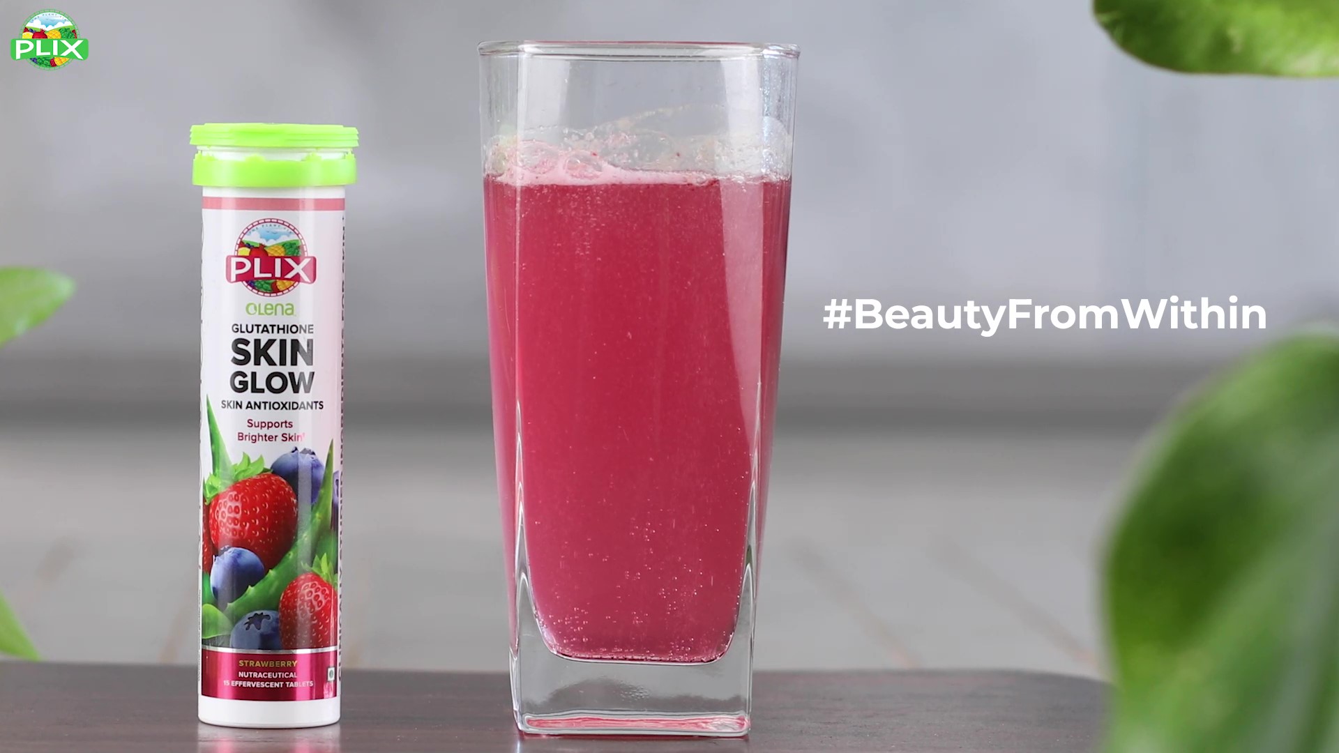 PLIX-Glutathione-Skin-Glow-15-Effervescent-Tablets-For-Collagen-Production-Clear-Radiant-Skin-with-Vitamin-C-Natural-Youthful-Glow-with-Hyaluronic-Acid-Strawberry-Flavour-Pack-of-1-Gluten-Free PLIX Skin Glow Glutathione Effervescent Tablets For Clear And Youthful Skin | 15 Collagen Supplement Tablets | Pack Of 1…