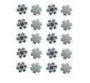 SOOTRA_1W 3W 5W LED Heat Sink Aluminum Base Plate Panel PCB Circuit Board Substrate 20mm size Cooling for RGBW COB High Power LED Chips Lamp Beads Multipurpose Pack of (20) gallery image