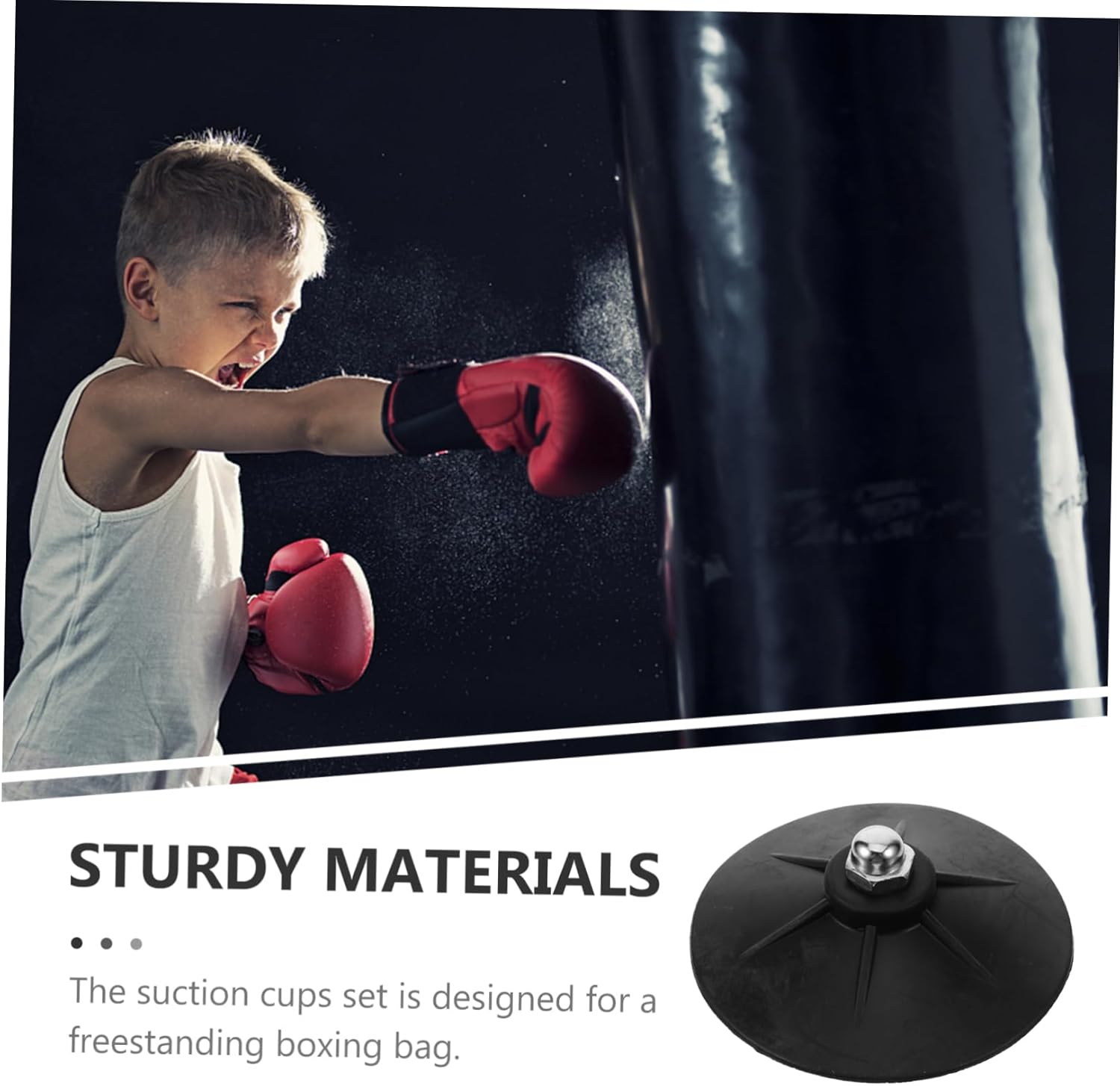 12 Pcs Sandbag Sucker Suction Cup for Boxing Bag Base for Freestanding Punch Bag Rubber Suction Cups