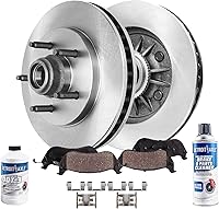 Vista 23 de Detroit Axle - Kit de freno delantero para Ford Focus Volvo C30 2012-2018, 2004-2011 S40 repuesto 2013 2014 2015 2016 2017 Frenos de disco Rotores