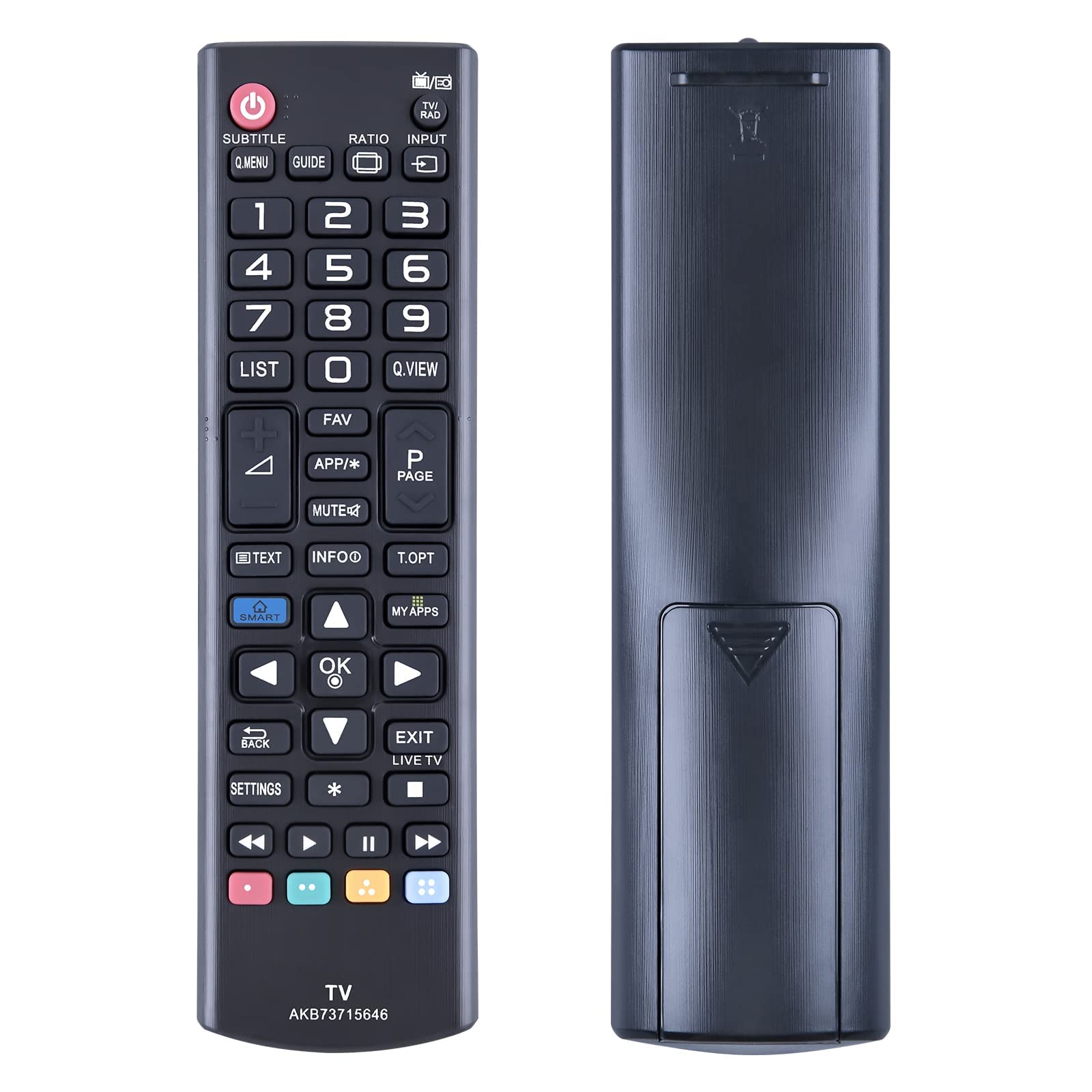 Telecomando Sostitutivo Per LG Smart TV - AKB73715646, Compatibile Con Modelli 19'', 22'', 24'', 39'', 40'', 42'' - Plug & Play - copertina