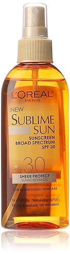LOreal Paris Sublime Sun Sheer Protect SPF 30 Spray de aceite 50 onzas líquidas