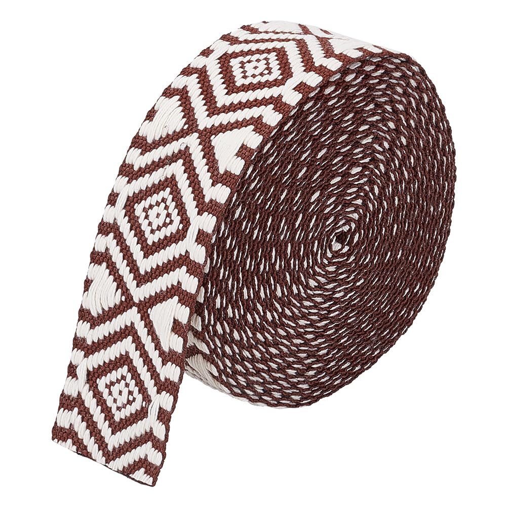 Sangle ethnique jacquard au tissage de précision losange pour finitions