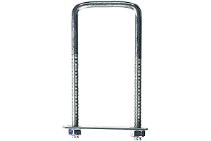 National Hardware #535 2 U Bolts in Zinc, 5/16"x2"x5"