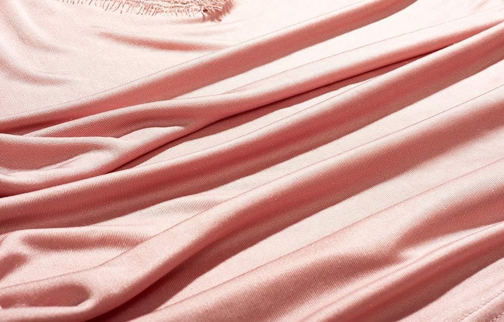 SilRiver Silk Women's Camisole Deep V-Neck Tank Tops Lace Cami Tops for Women Undershirts - Image 4