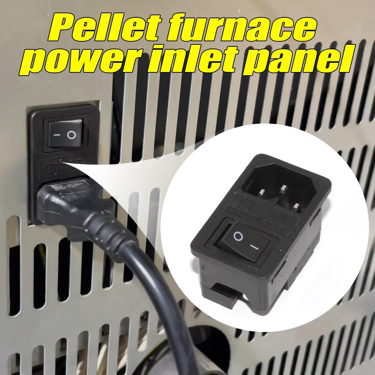 Pellet Stove Power Entry Panel Replacement for HPS10 Serenity Models