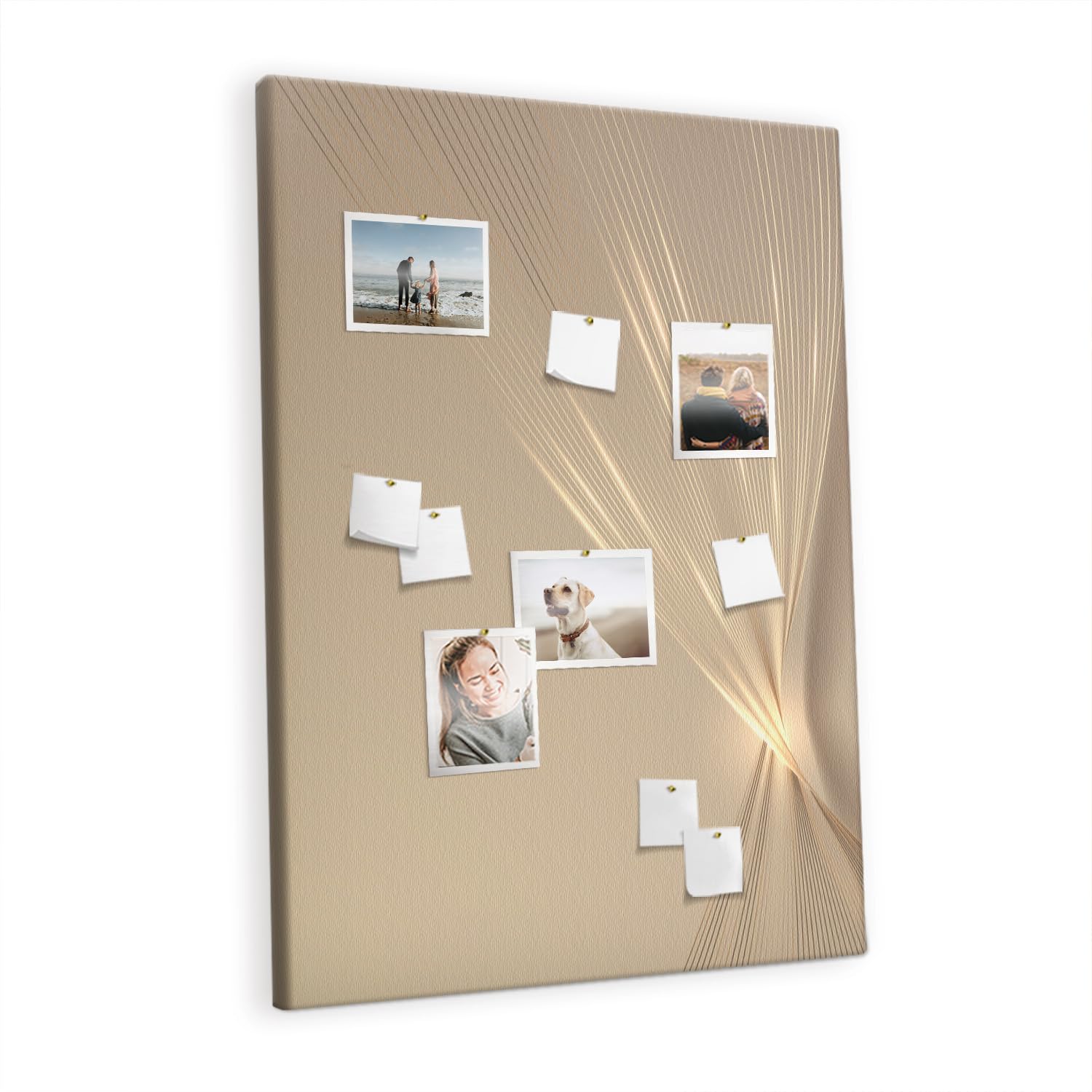 Tableau de liège horizontal contre le désordre des notes de bureau - 7