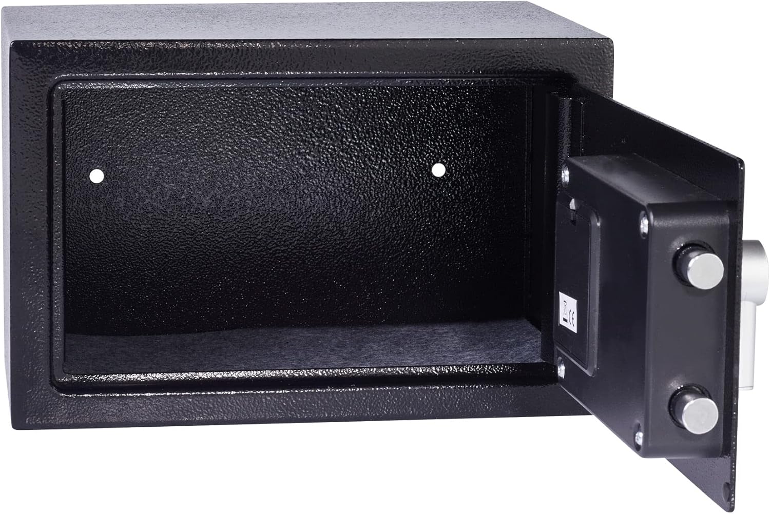 Intern view of the Yale safe showing mounting holes