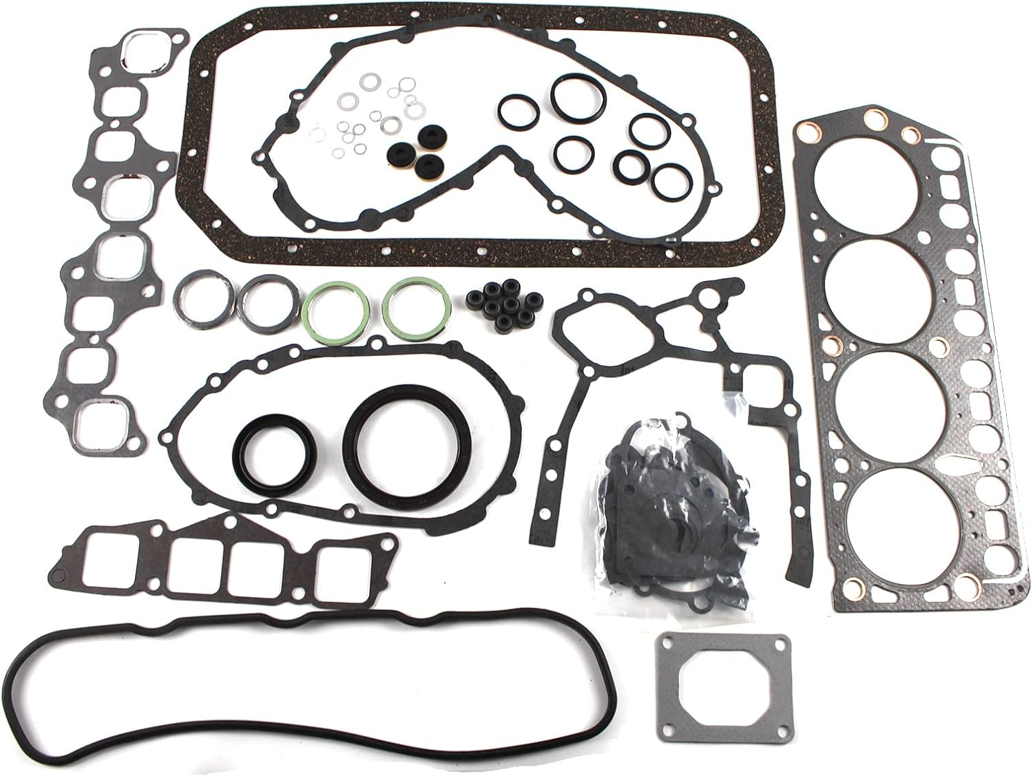 PANGOLIN 4Y Engine Gasket Kit Head Gasket Set Compatible with Toyo-ta 4Y LPG 5FG 6FG 7FG 42-6FGCU15 5-7FG10-30 Forklift Forklift Truck Aftermarket Parts