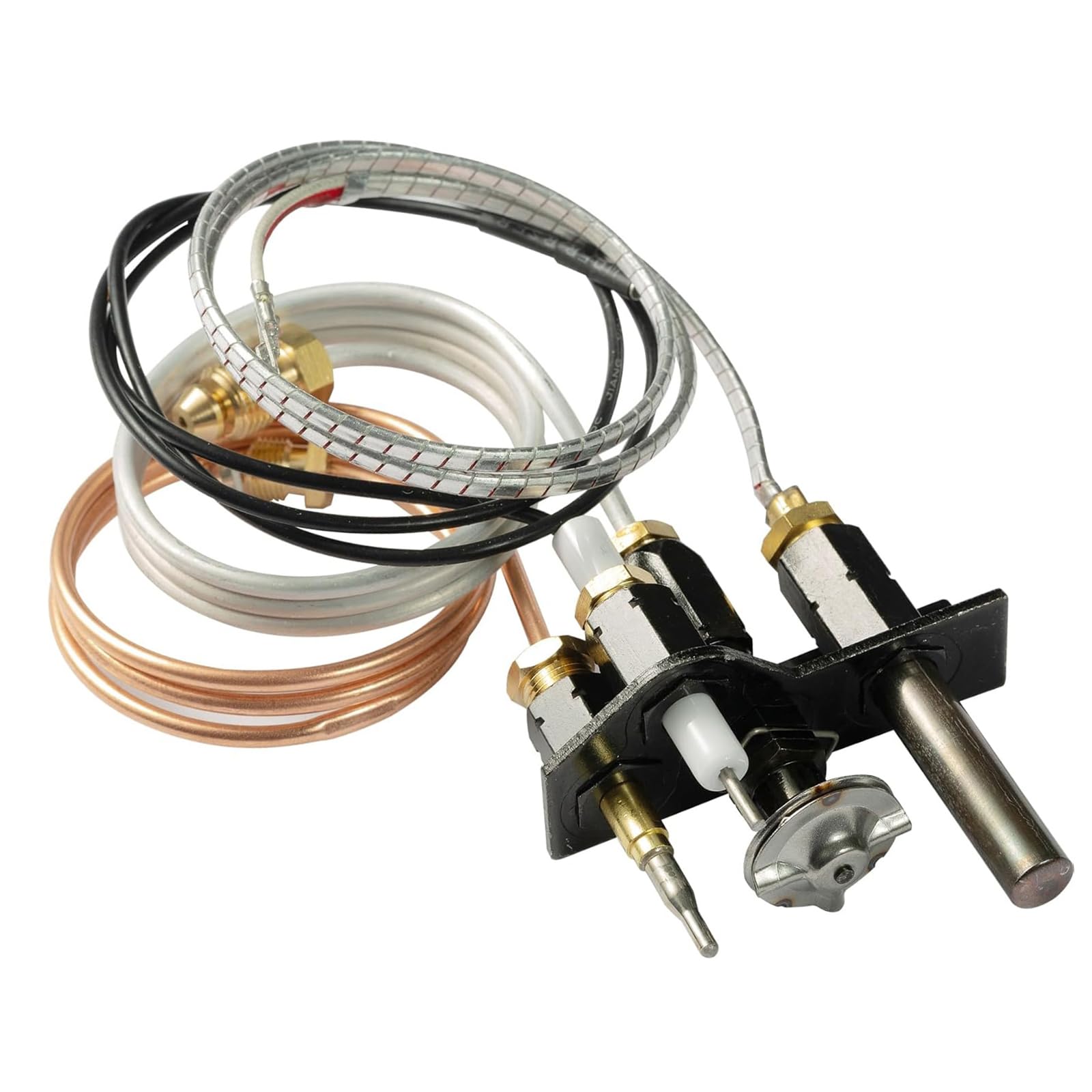 Elnwnnkc Thermocouple Assembly Water Heater Assembly Metal Texture Water Heater Accessories Suitable for Heaters Direct Vents Fireplaces