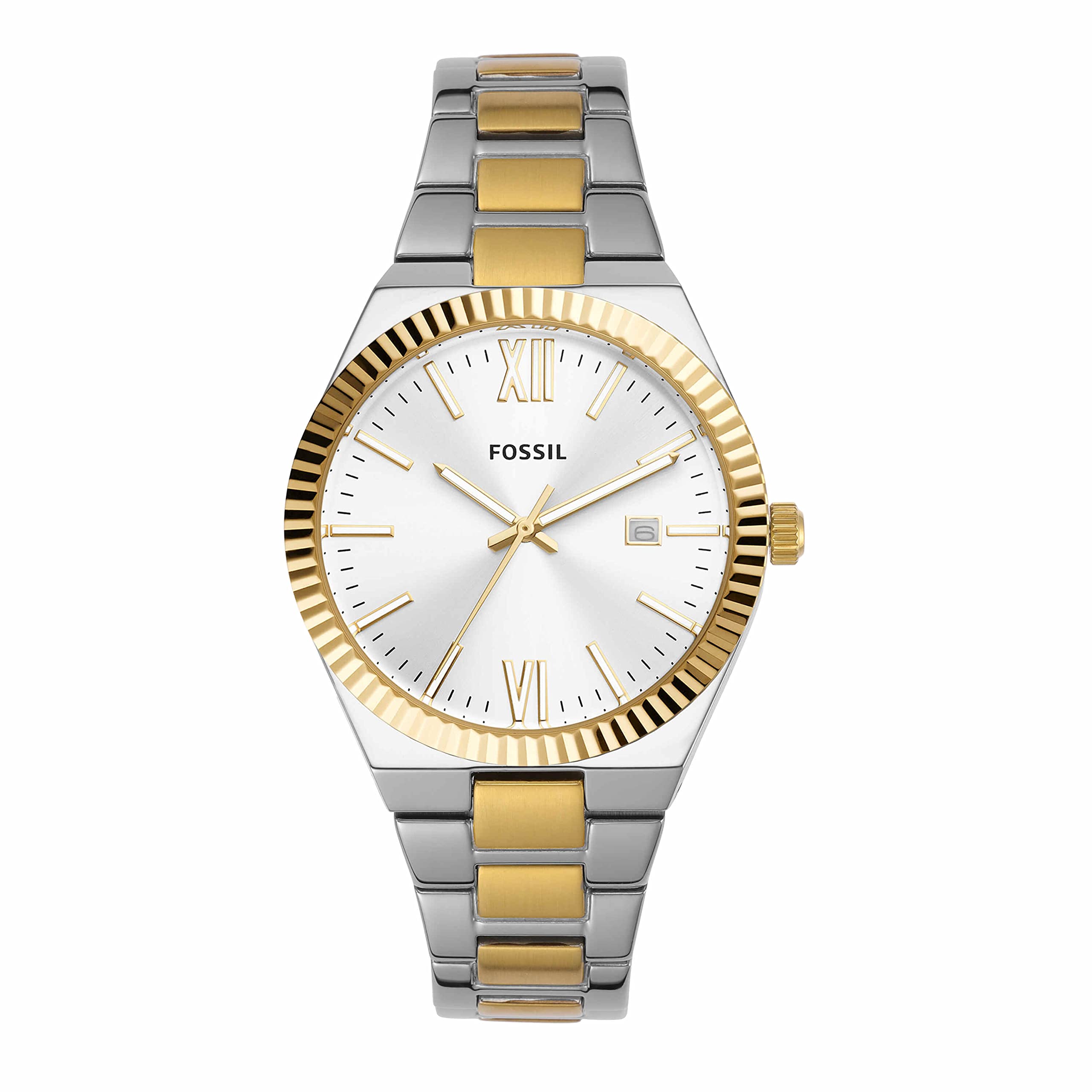 Fossil Scarlette Analog Silver Dial Womens Watch-Es5259 - Stainless Steel (B0BQ34LCJQ) Amazon Price History, Amazon Price Tracker