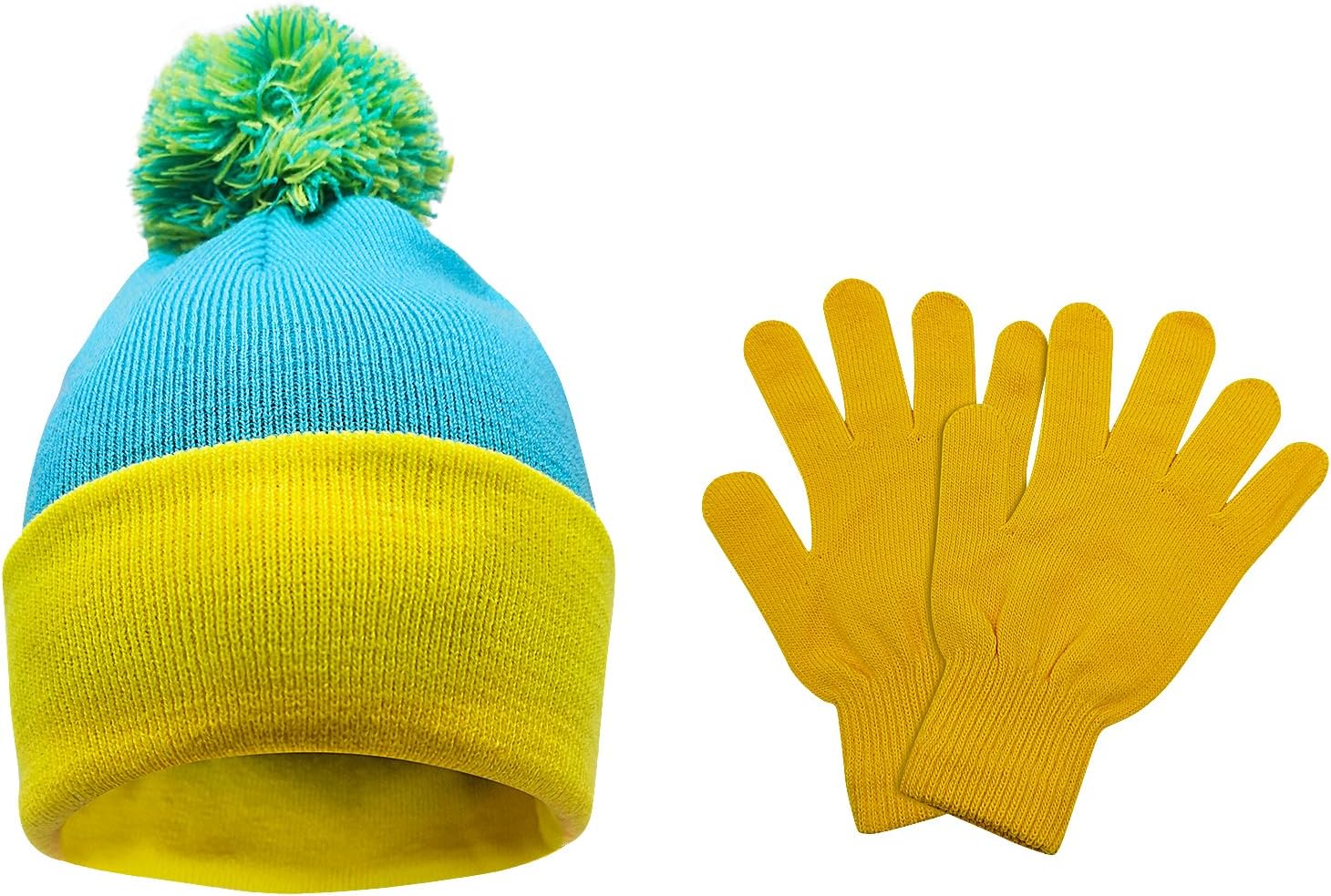 Beanie Knit Hat Knitted Winter Hat Costume Accessories Vintage Gloves for Halloween Cosplay