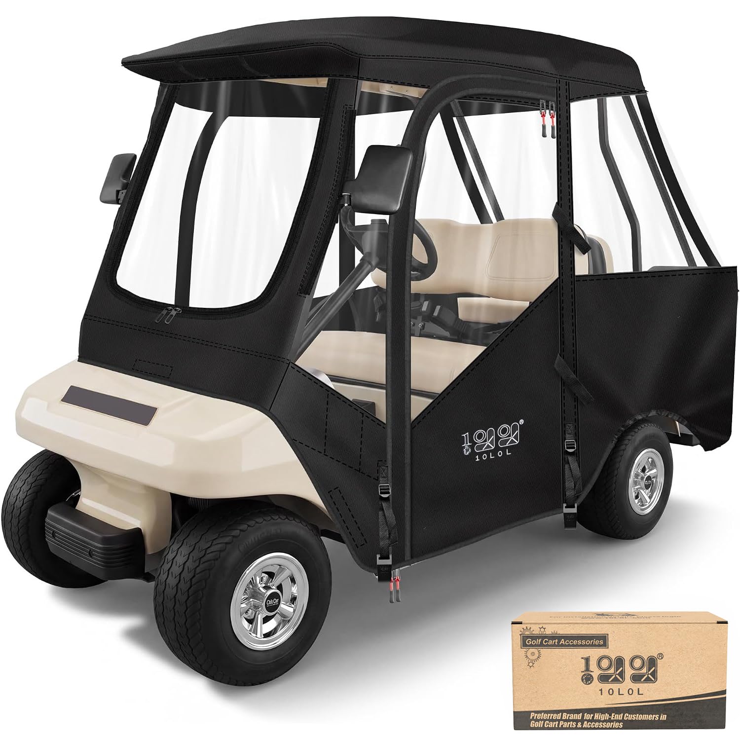 Amazon | 10L0L ゴルフカートエンクロージャー クラブカー DS 2 + 2人