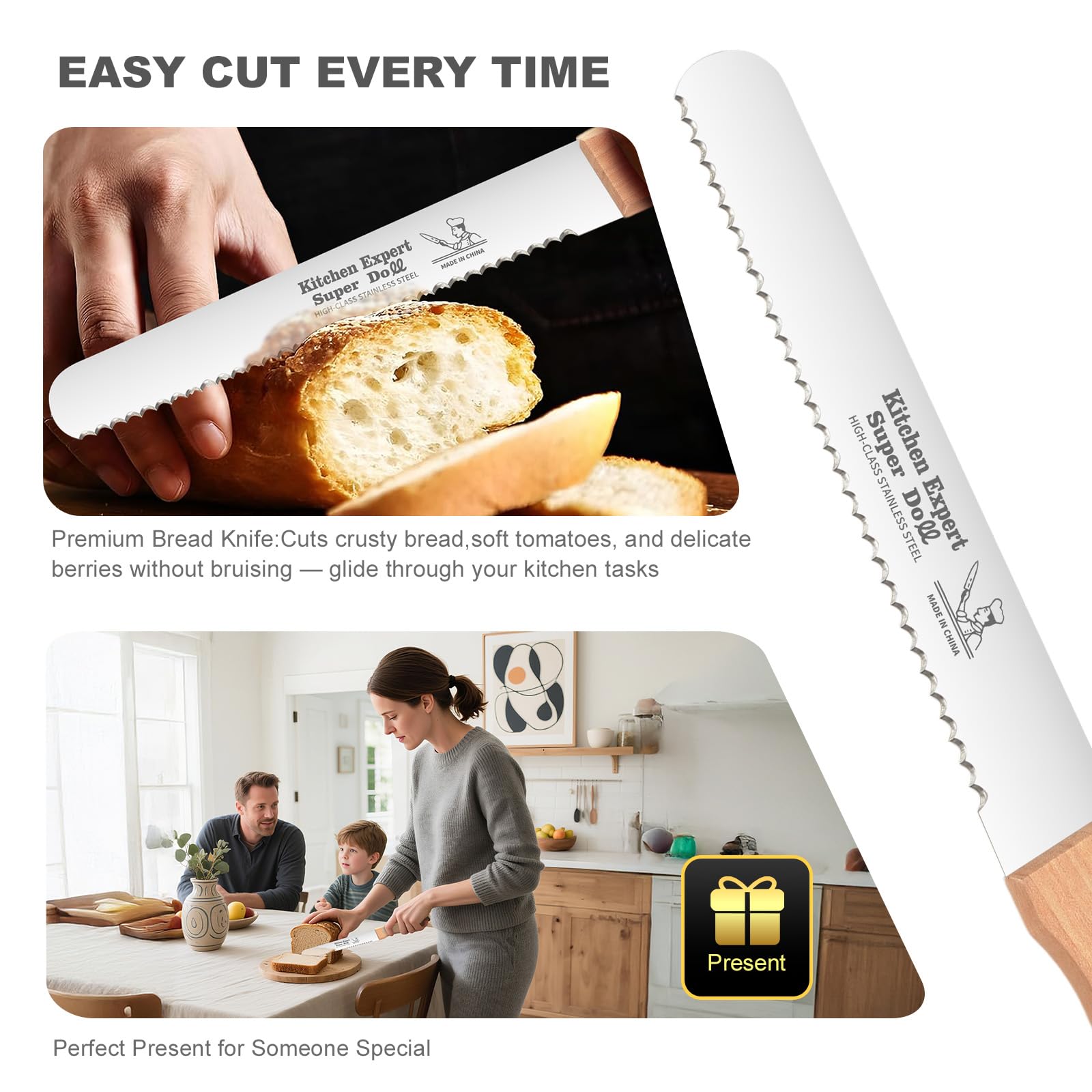 Bread Knife & Lame Set - Slice Like a Pro! -4 Bread Knife & Lame Set - Slice Like a Pro! -4