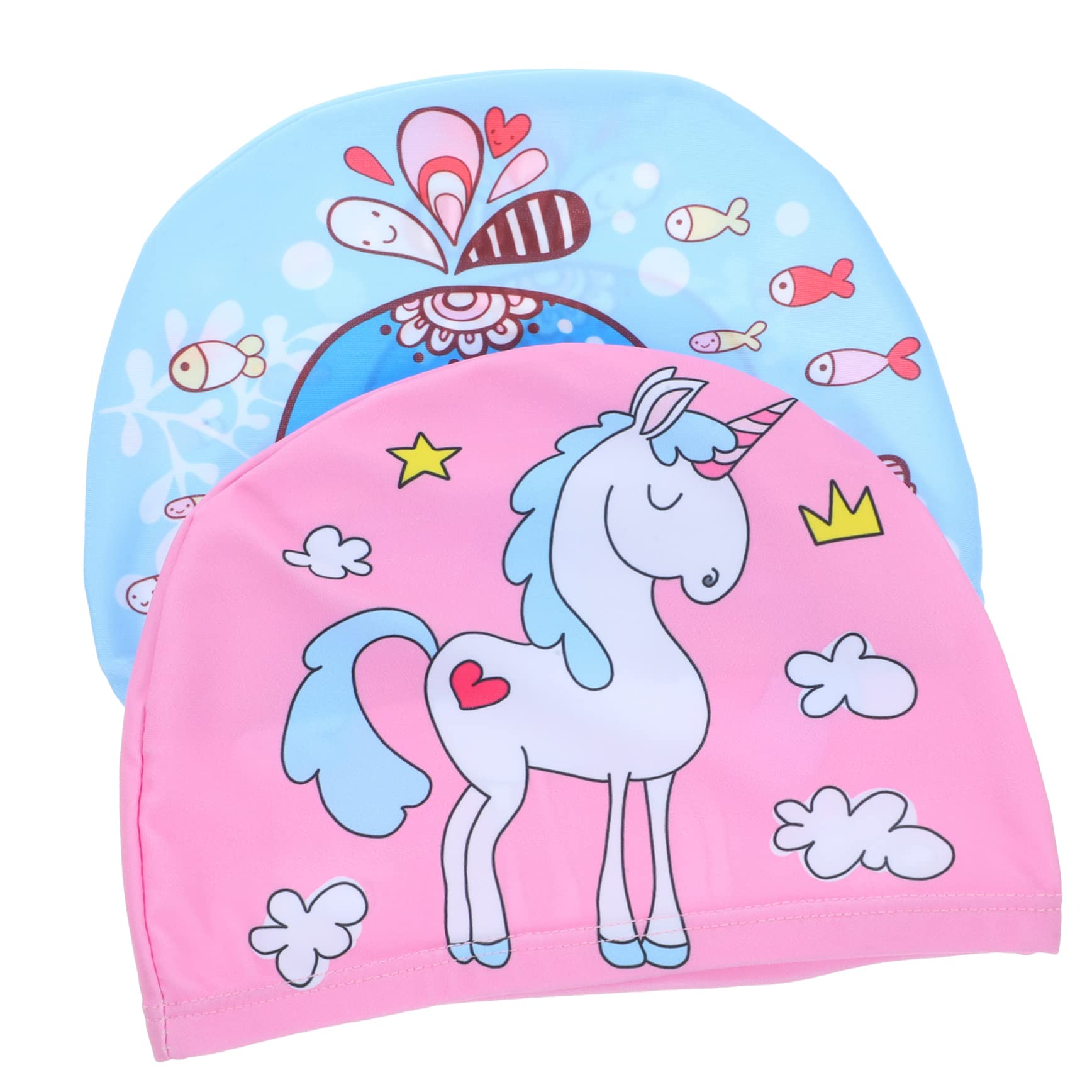 Yardwe Cuffia da Nuoto per Pannolino Cuffie da Nuoto Elastiche Piscina Cappello da Nuoto Galleggianti Cuffia da Nuoto Carina Cappello da Bagno Caps Poliestere