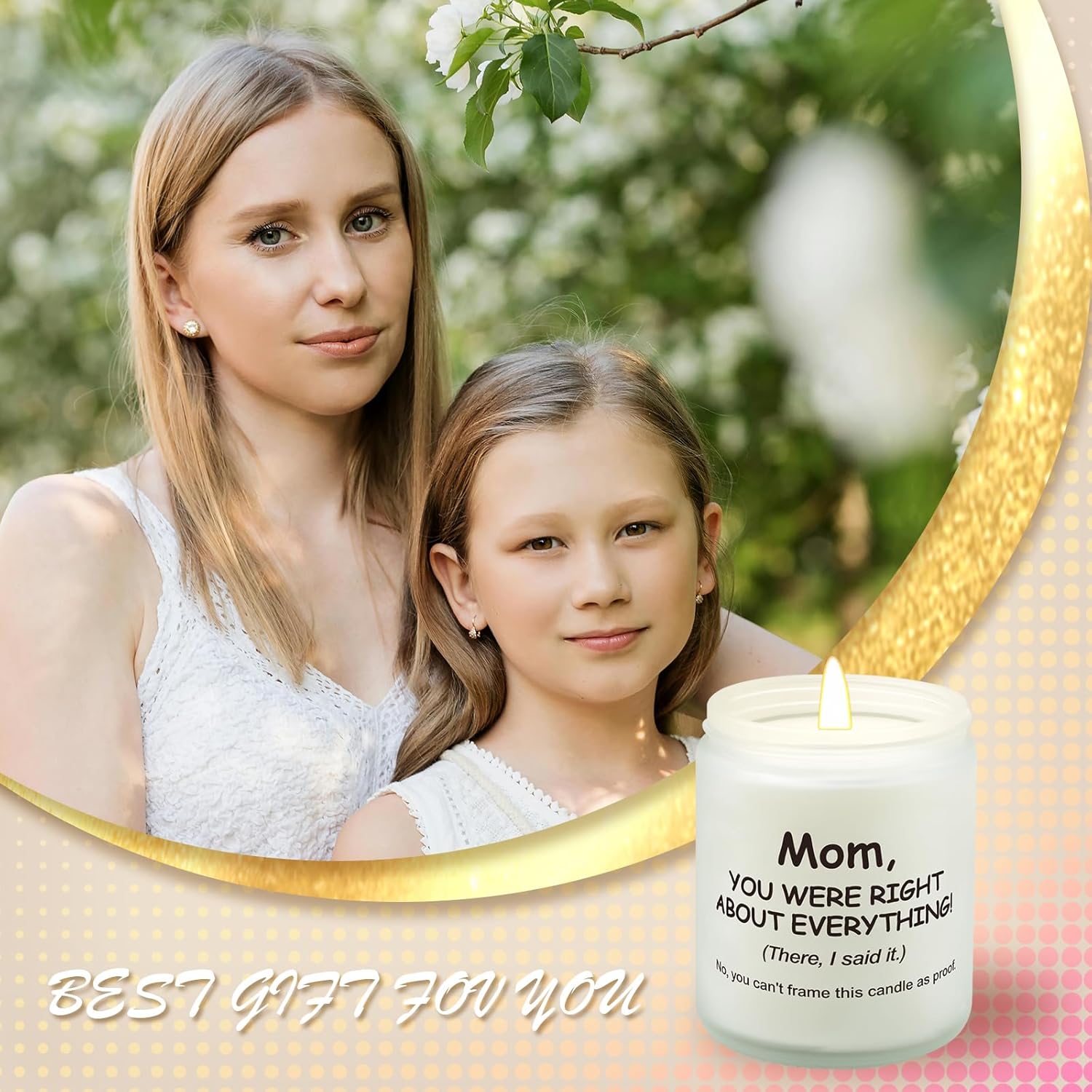 Lihome Mothers Day Gifts for Mom from Daughter Son, Funny Mother's Day, Birthday, Thanksgiving, Christmas Gifts, Vanilla Coconut Candles - Image 4