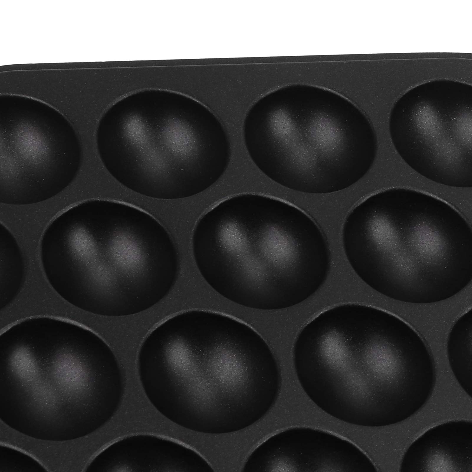 Molde Para Gofres De Huevo Negro Grande, Molde Para Hojaldre De Huevo Con Asa, Máquina Para Hornear Antiadherente, Molde Para Hacer Gofres Con Burbujas, Molde Para Pasteles Y Gofres