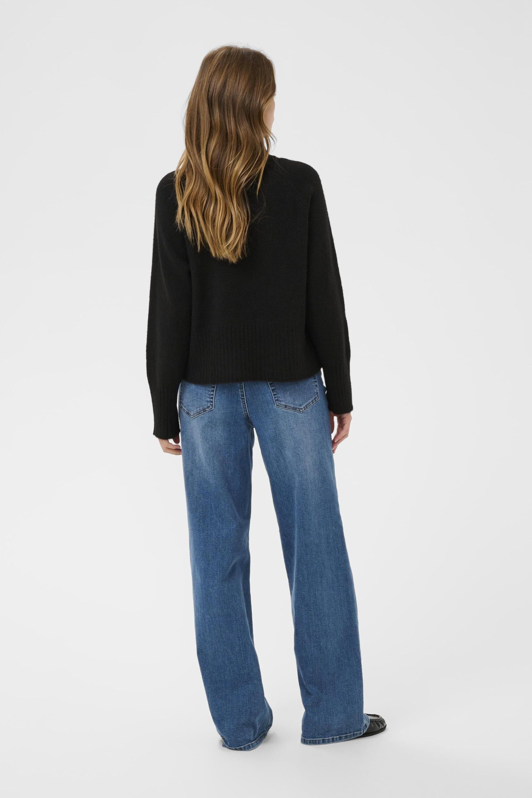 KAFFE Damen Strickpullover KAerin Lange Ärmel