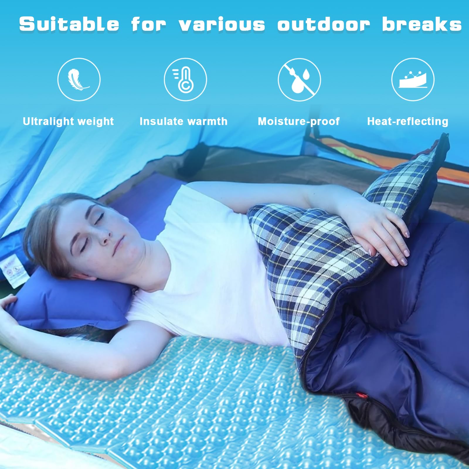 Closed-Cell XPE Foam Z-Pad - - Lightweight Backpacking Tents