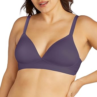 Bali Womens Comfort Revolution Wireless Bra, Soft Touch Convertible T-Shirt Bra, Full Coverage