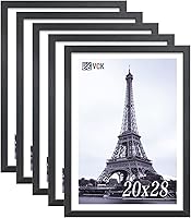 Vista 60 de VCK Marco para póster con plexiglás pulido, juego de 5 formatos horizontal y vertical, incluye piezas metálicas para colgar, 18 x 24 pulgadas