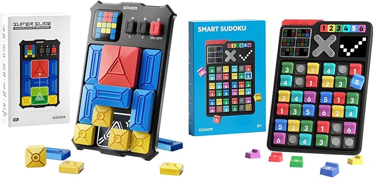 GiiKER Super Slide Puzzle Games + GiiKER Smart Sudoku Brain Teaser Puzzle