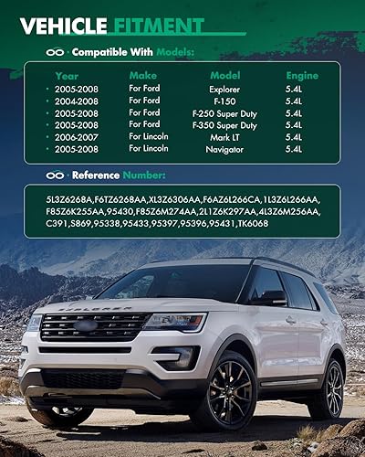 Miniatura 4 de SCITOO Kit de cadena de distribución automotriz Piezas de sincronización de repuesto para Ford EXPEDITION 2005-2008 5.4L 330CID V8 SOHC 9-0391SB