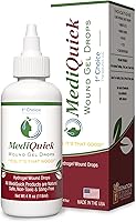 Vista 9 de MediQuick Gel de primeros auxilios para reparación de piel y heridas, 4 onzas líquidas, antiséptico para quemaduras y cortes con acción de 12 horas