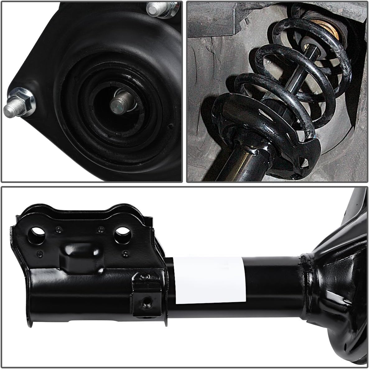 Auto Dynasty Front Struts Shocks Assembly and Coil Spring Compatible with 2000-2006 Elantra 3rd Gen, Left and Right Complete Pair Shock Absorber 171404 171405