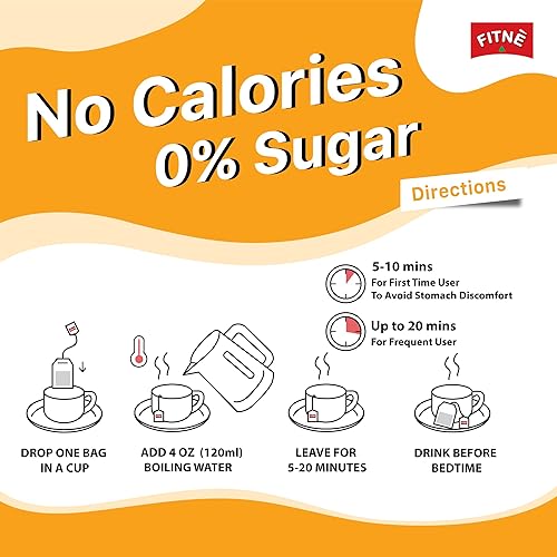 Miniatura 6 de FITNE - Té de hierbas de crisantemo, infusión de senna, suave, suave, suave, suave, desintoxicante, limpieza, sin calorías, sin cafeína, 15 bolsas