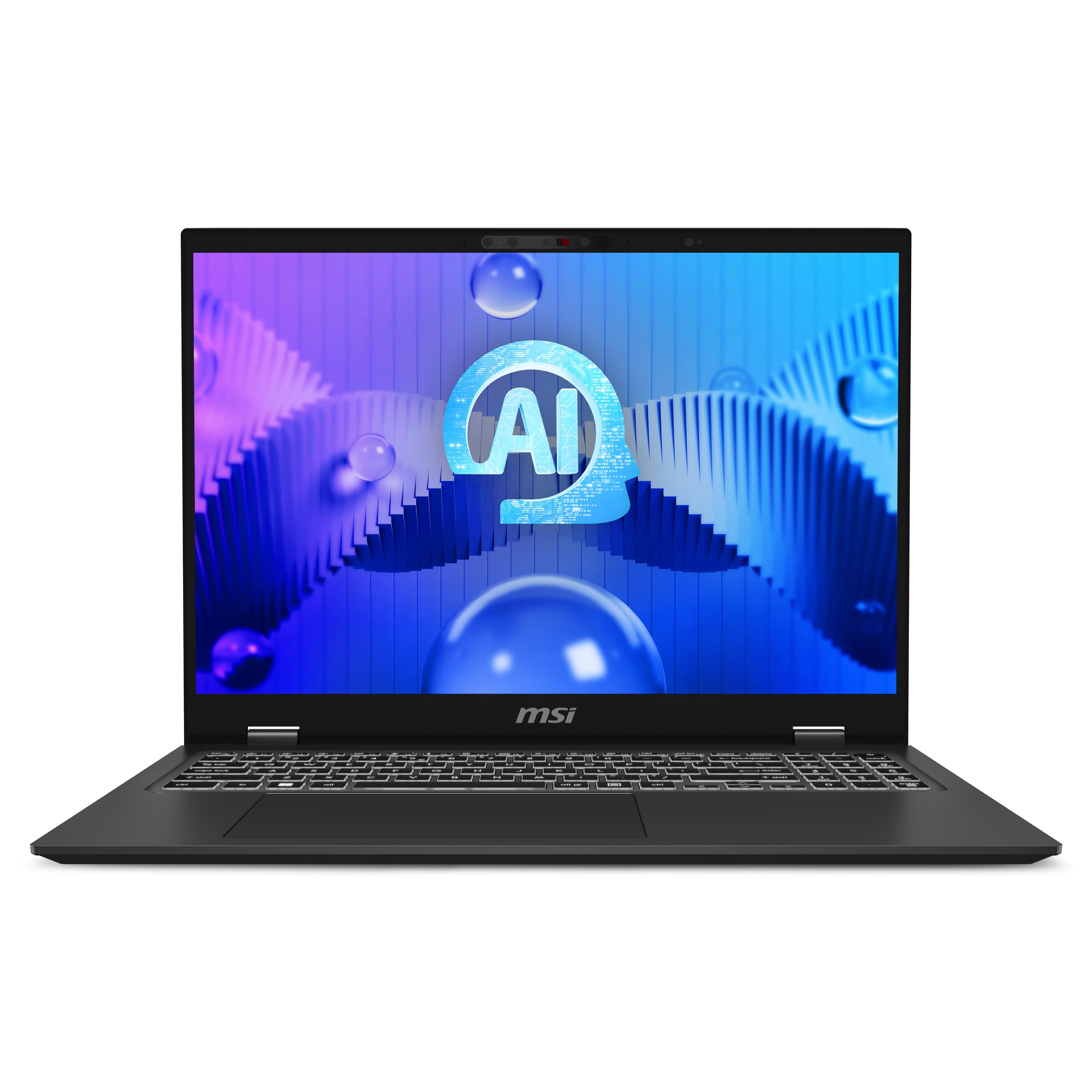 MSI Prestige 16 AI Studio B1VFG-016IT, Notebook QHD+ 60Hz, Intel Core Ultra 7 155H, Nvidia RTX4060 8GB GDDR6, RAM 32GB LPDDR5 6400MHz, 1TB SSD PCIe4, WiFi 7, Win 11 Home, Layout e Garanzia ITA, Grigio