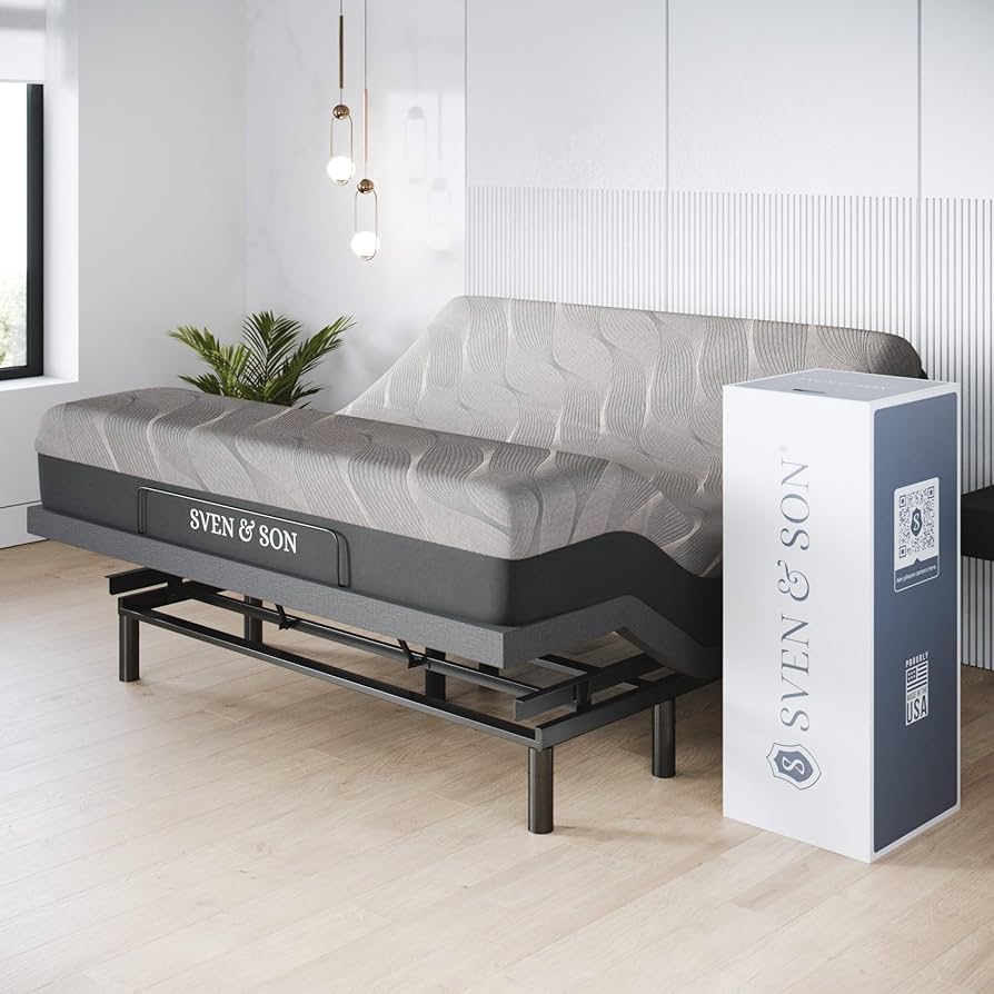 Amazon.com: Sven & Son Harmony Adjustable Bed Base, Head and