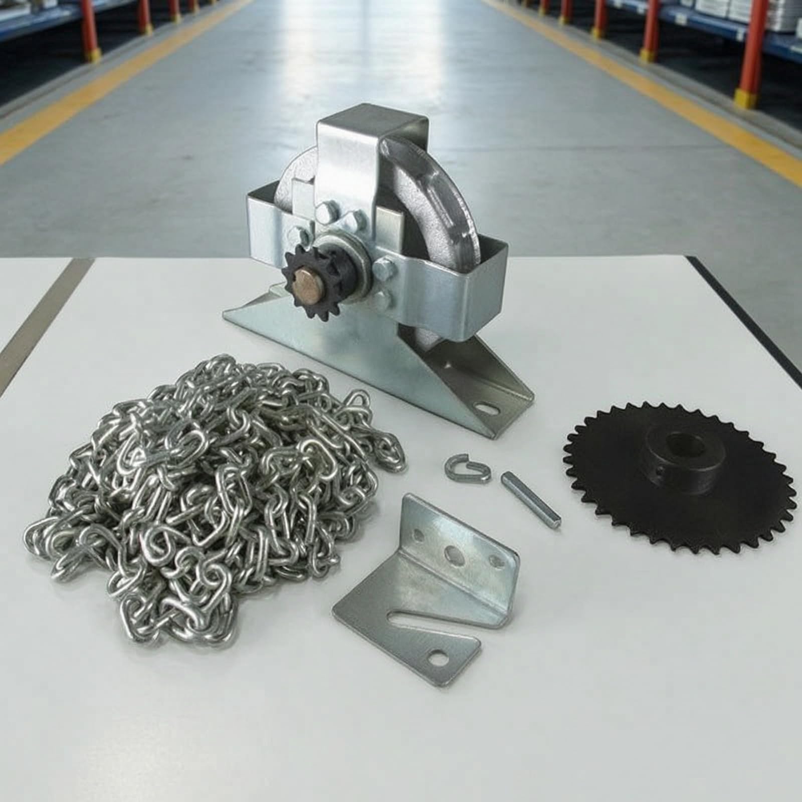 Kettenzug Manuell Handkettenzug Mechanisch Garagentoröffner-Antriebsgetriebe Für Industrietor, Werkstatt