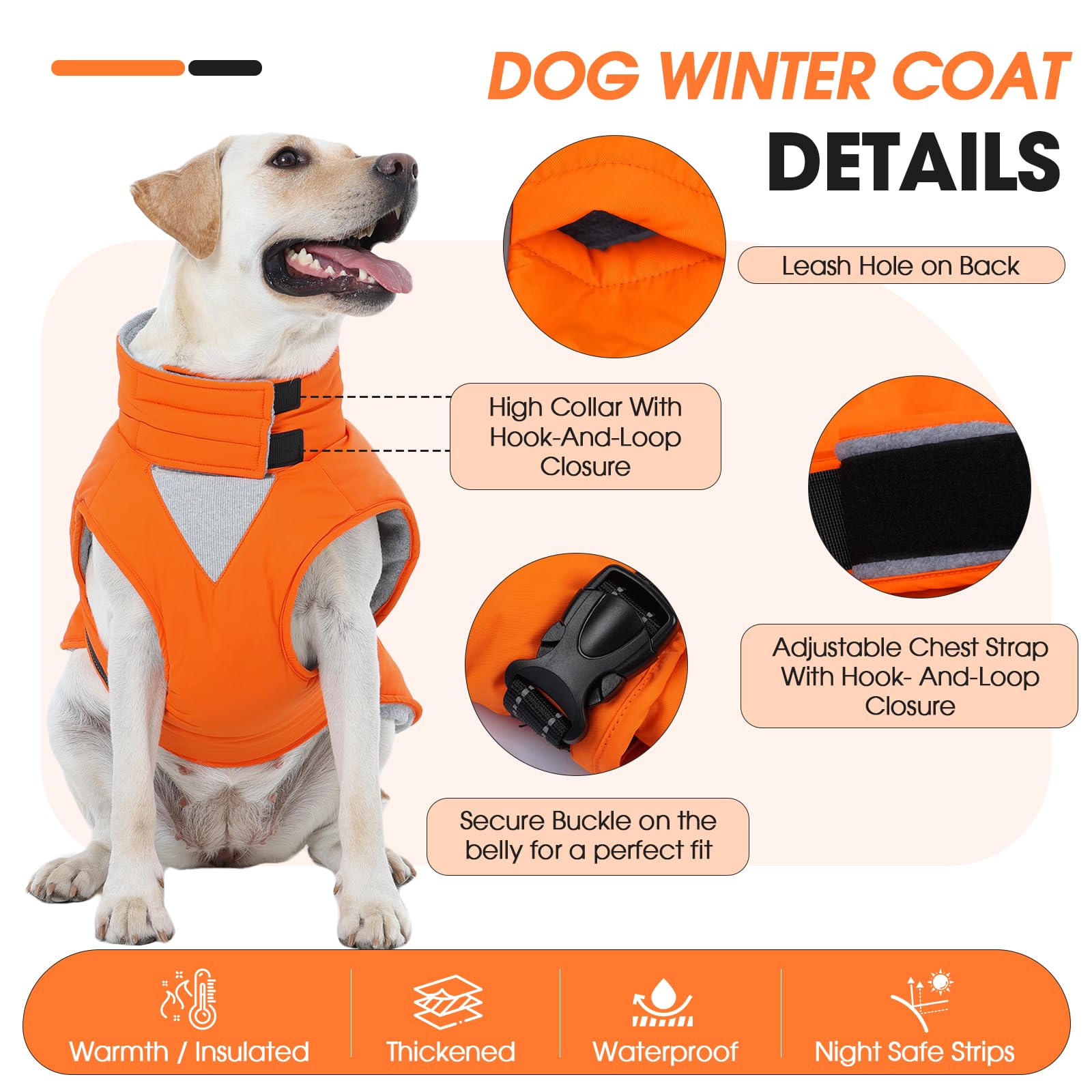 Abrigos para clima frío para perros