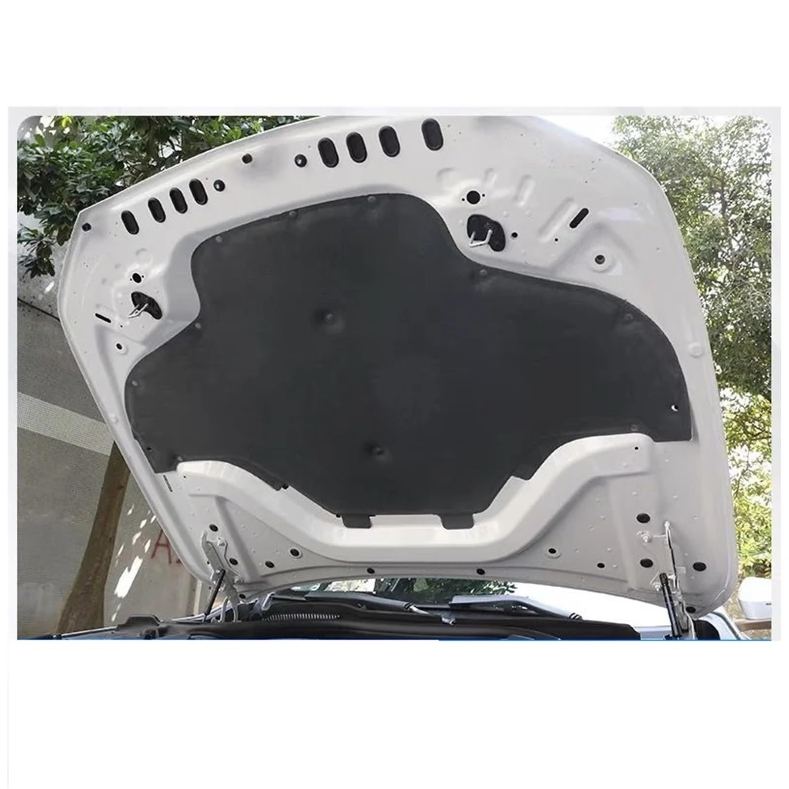Aislante Acústica Motor Capó Alfombrilla Aislamiento Térmico Motor Coche Almohadilla Sonido Algodón Para Capó Delantero Insonorizado, Para Serie 5 I5 Saloon 2024 2025 2026(Estilo a)