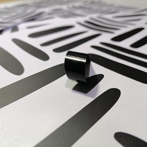 Miniatura 5 de Calcomanías de vinilo de línea bohemia para guardería, dormitorio, habitación de niños o niñas, sala de juegos, aula, sala de estar (negro)