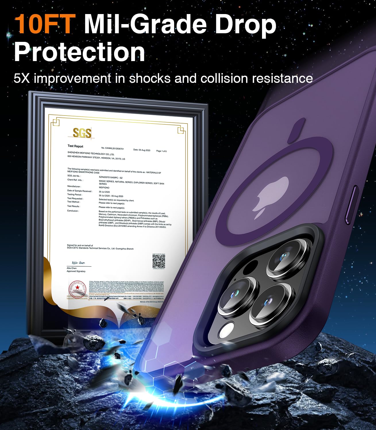 13 iPhone15ProMax 用 ケース 6.7インチ アッシュパープル 楽天市場