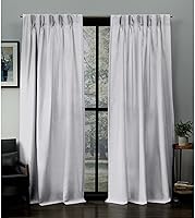 Vista 98 de Magic Drapes Cortina opaca plisada triple con aislamiento térmico para oscurecer la habitación, a prueba de derrames, lavable a máquina, paneles