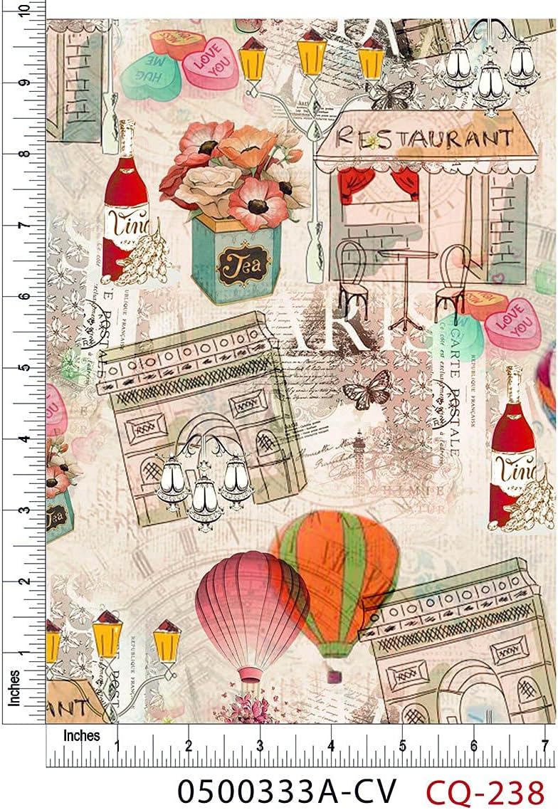 Date Night Pattern Printed on 100% Cotton Quilting Fabric (Red,Red, Teal, Pink)