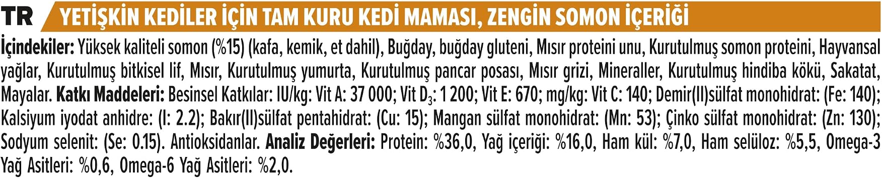 PRO PLAN Salmon Dry Cat Food 3 kg