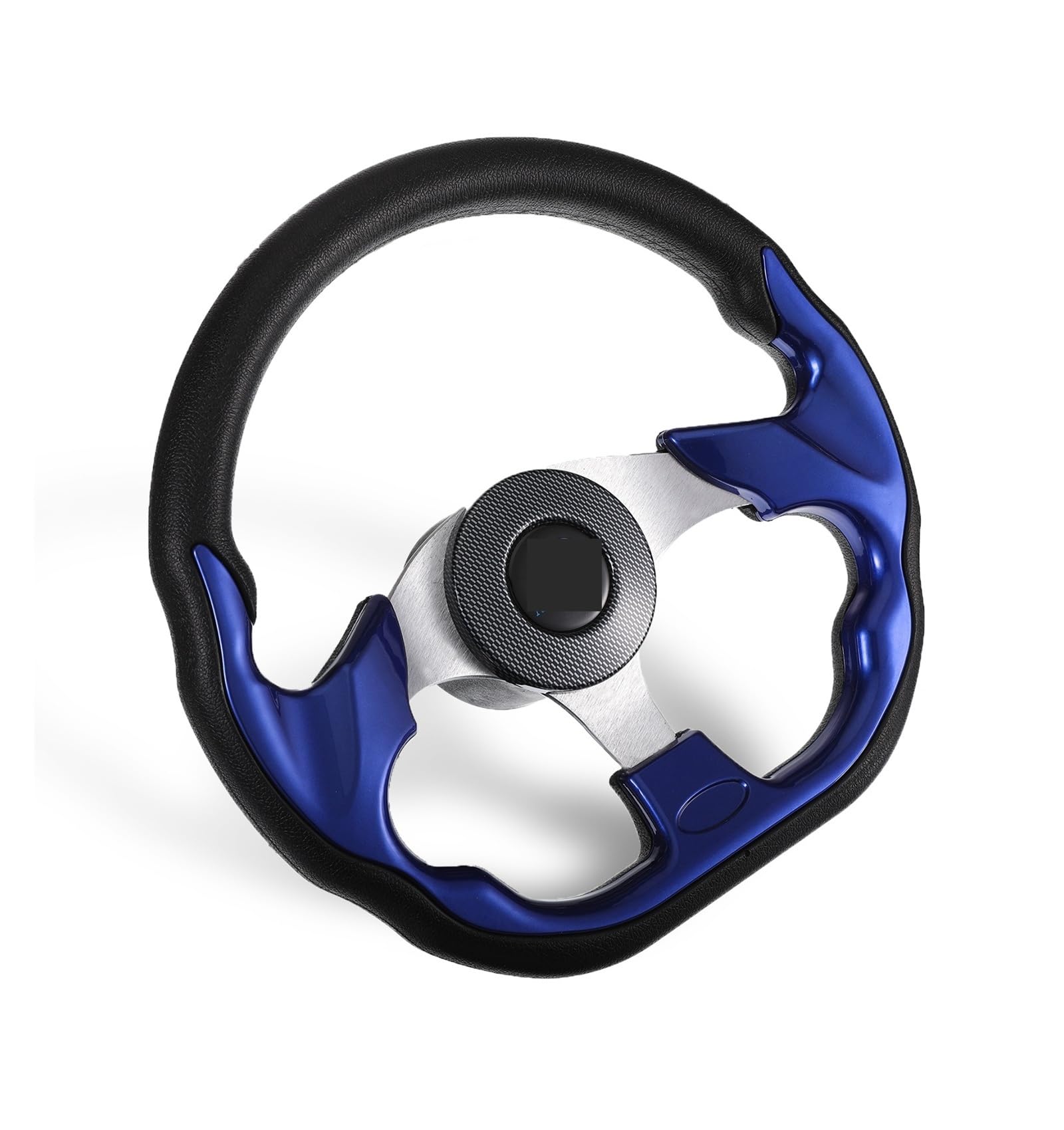 ZGYDNM Ship steering wheel Boat Steering Wheel Alloy Universal PU Foam Non-directional 3 Spokes 3 4-inch Shaft Helm Outdoor Sailboat Hardware Comfortable, TYPE1