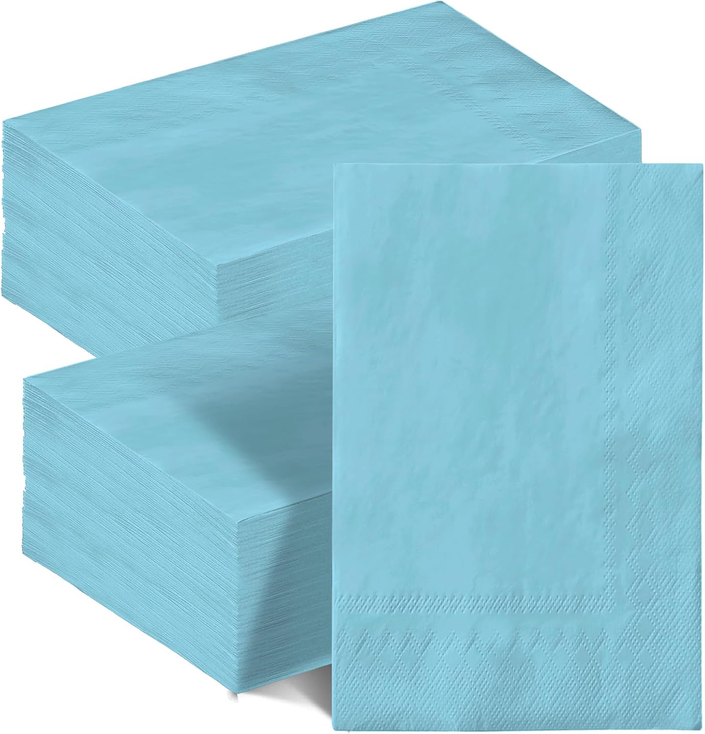 qiqee 24 Colors Dinner Paper Napkins 13 * 16inch Guest Disposable Hand Paper Towels for Birthday, Wedding, Party Cocktail, Lunch, Dessert, Kitchen(192 Count）