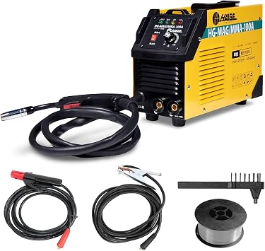 HAIGE HG-MAGMMA-100A 100V Small Semi-Automatic Welding Machine, Welding Work Tool, Metal Fusing Treatment, Arc Control Type