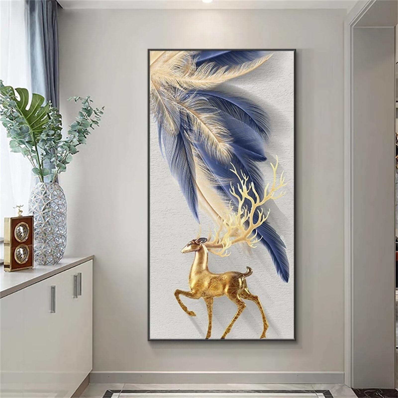 Peinture par Numero Adulte Perle Diamant à Coller 5D DIY Carré Strass Broderie 40x120cm T-4252