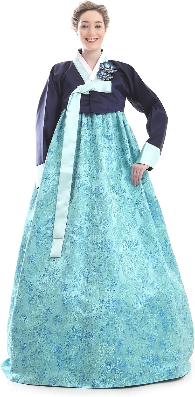 blue hanbok