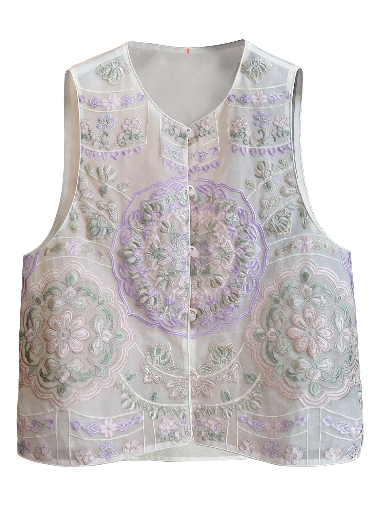 Chaleco de organza de seda para looks de invitada ideal 6