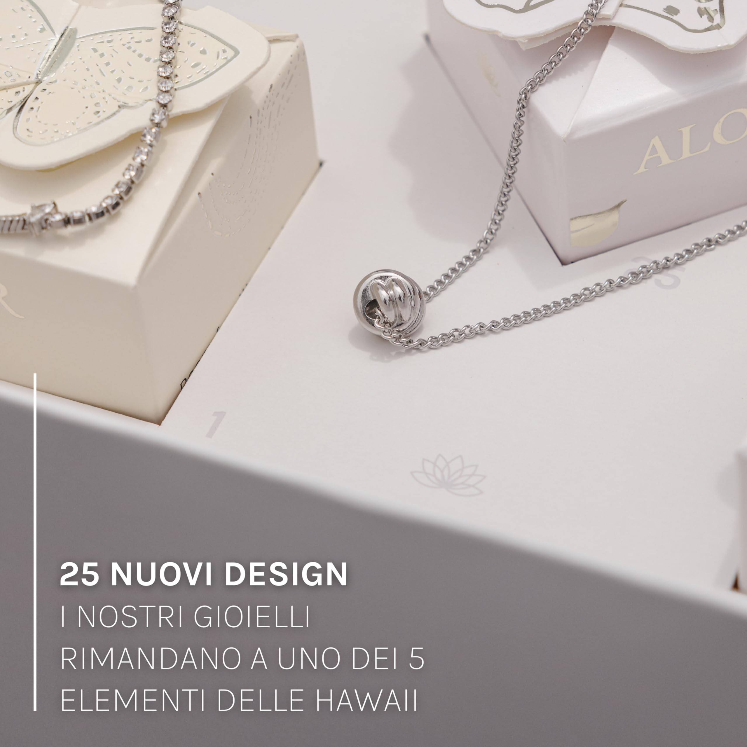 Purelei Calendario Avvento – 25 gioielli esclusivi per ogni occasione – Regali avvento – Packaging riutilizzabile e sostenibile – calendario dell'avvento donna