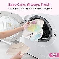 Vista 6 de Hilph Almohadilla térmica para microondas para aliviar el dolor de cuello, almohada térmica para microondas para terapia de calor húmedo con fundas