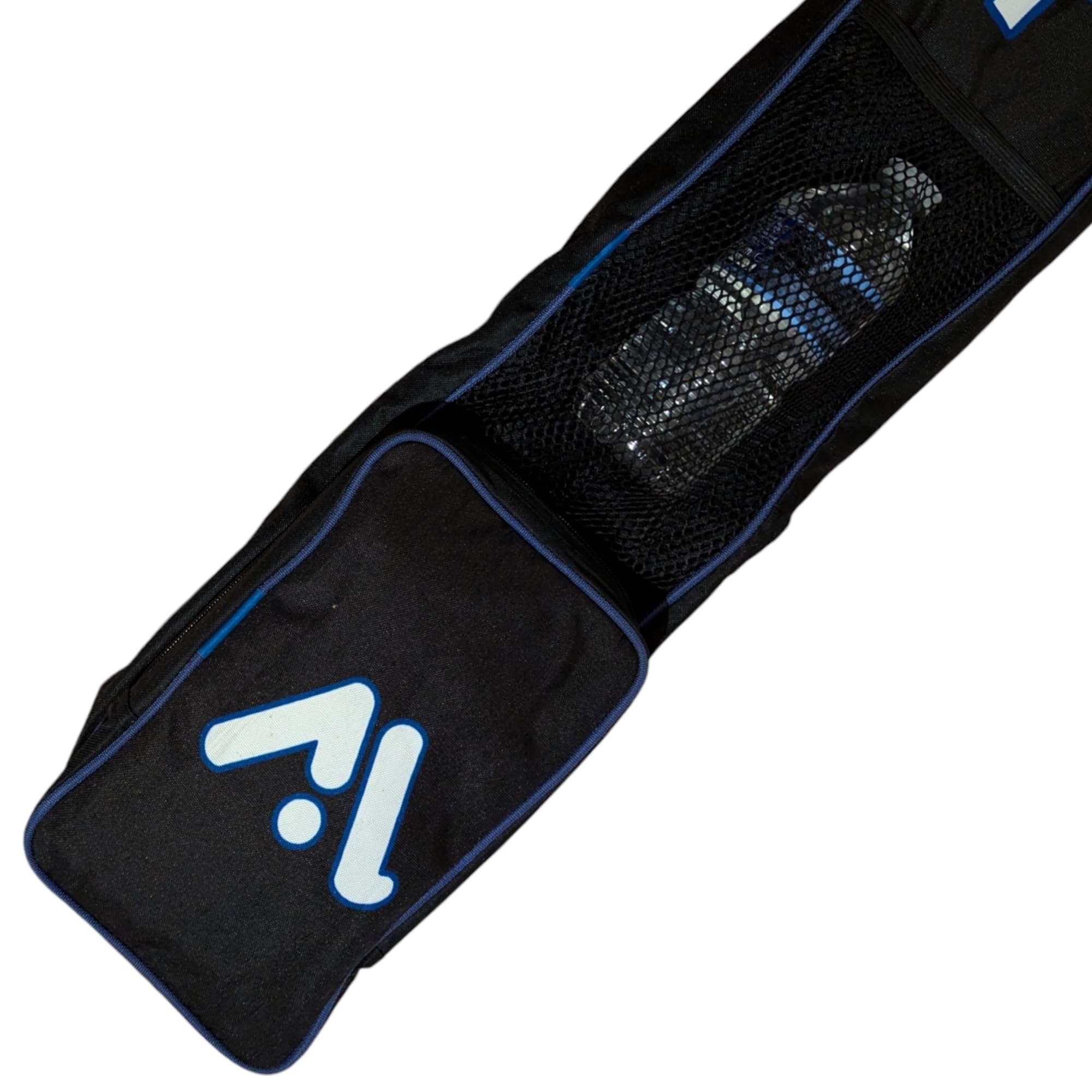 MODEL Borsa per bastone da hockey su campo, 4 bastoni, bottiglia d'acqua, telefono, portachiavi, tasca forte, leggera, tracolla regolabile